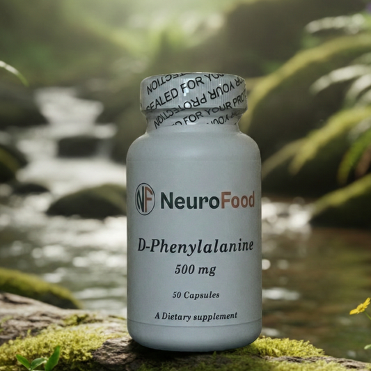 D-Phenylalanine 500mg Mood Support • Endorphin Boost • Recovery