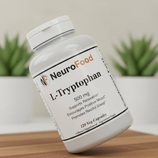 L-Tryptophan 500mg Mood Support • Sleep Support • Vegetarian Capsules
